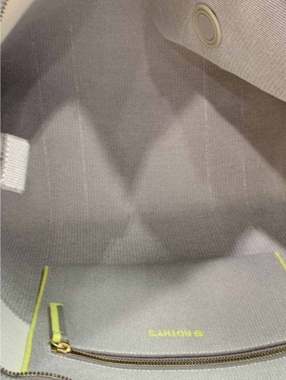 Rothy's Gray/Yellow Colorblock Tote - Picture 7 of 9